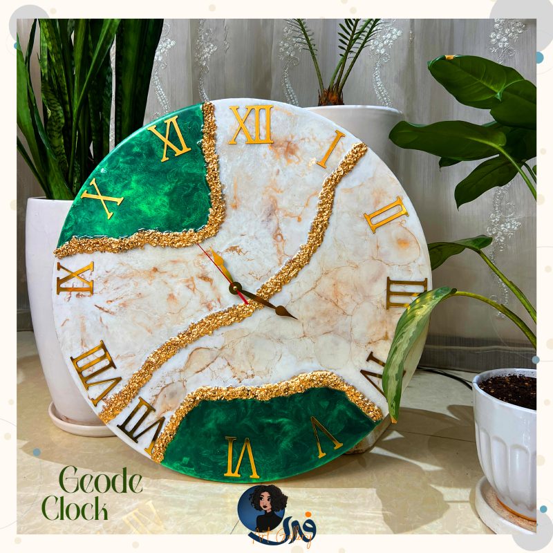 ساعت دیواری ژئود طرح مرمر