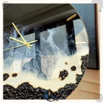 ساعت رزین دریا ساحل برجسته